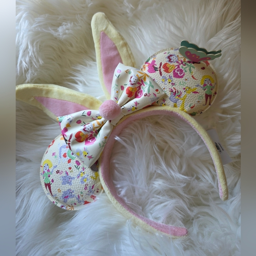 Minnie Ears Disney Bunny Easter Headband - Picture 2 of 8